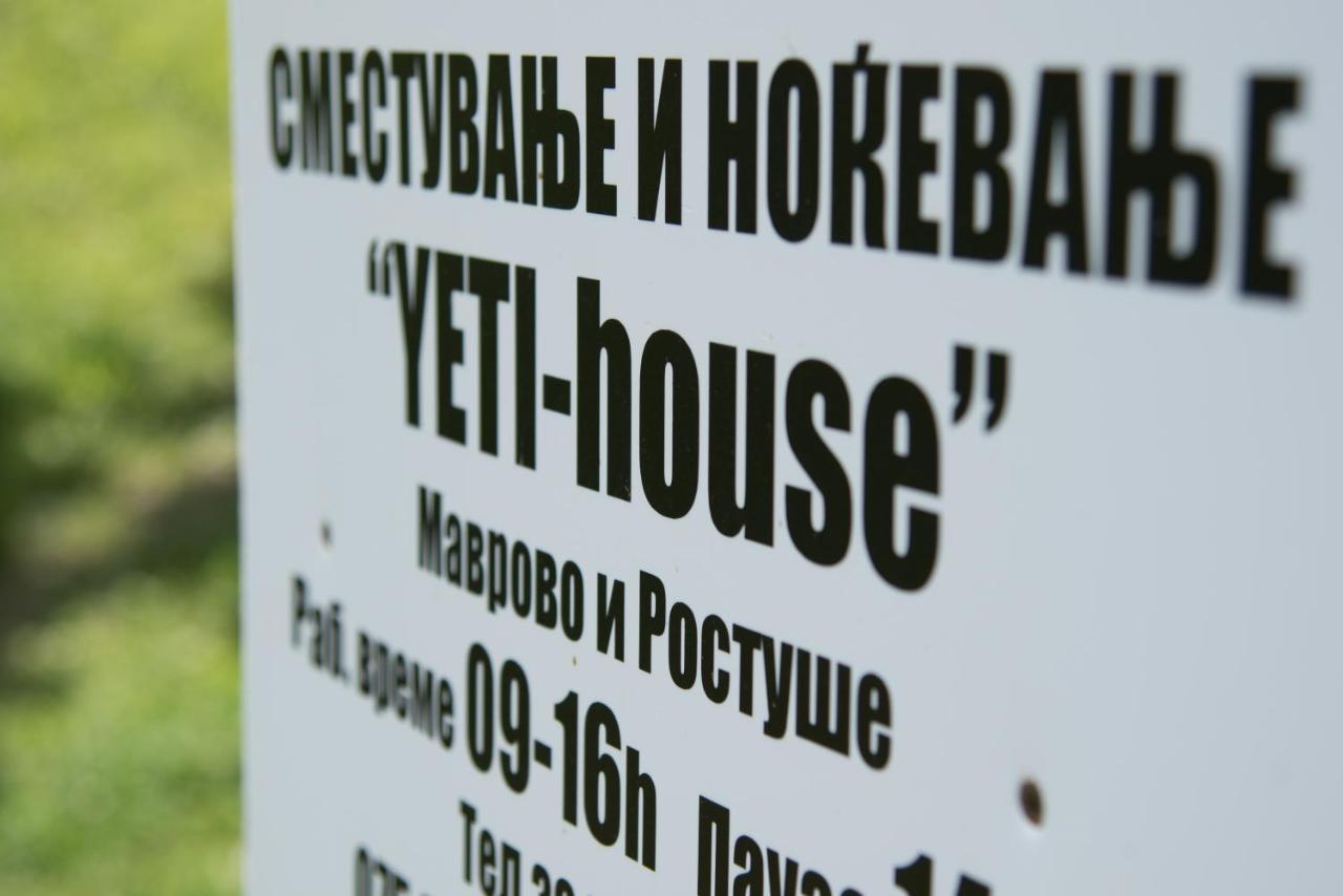 Yeti Guest House Mavrovo Bagian luar foto